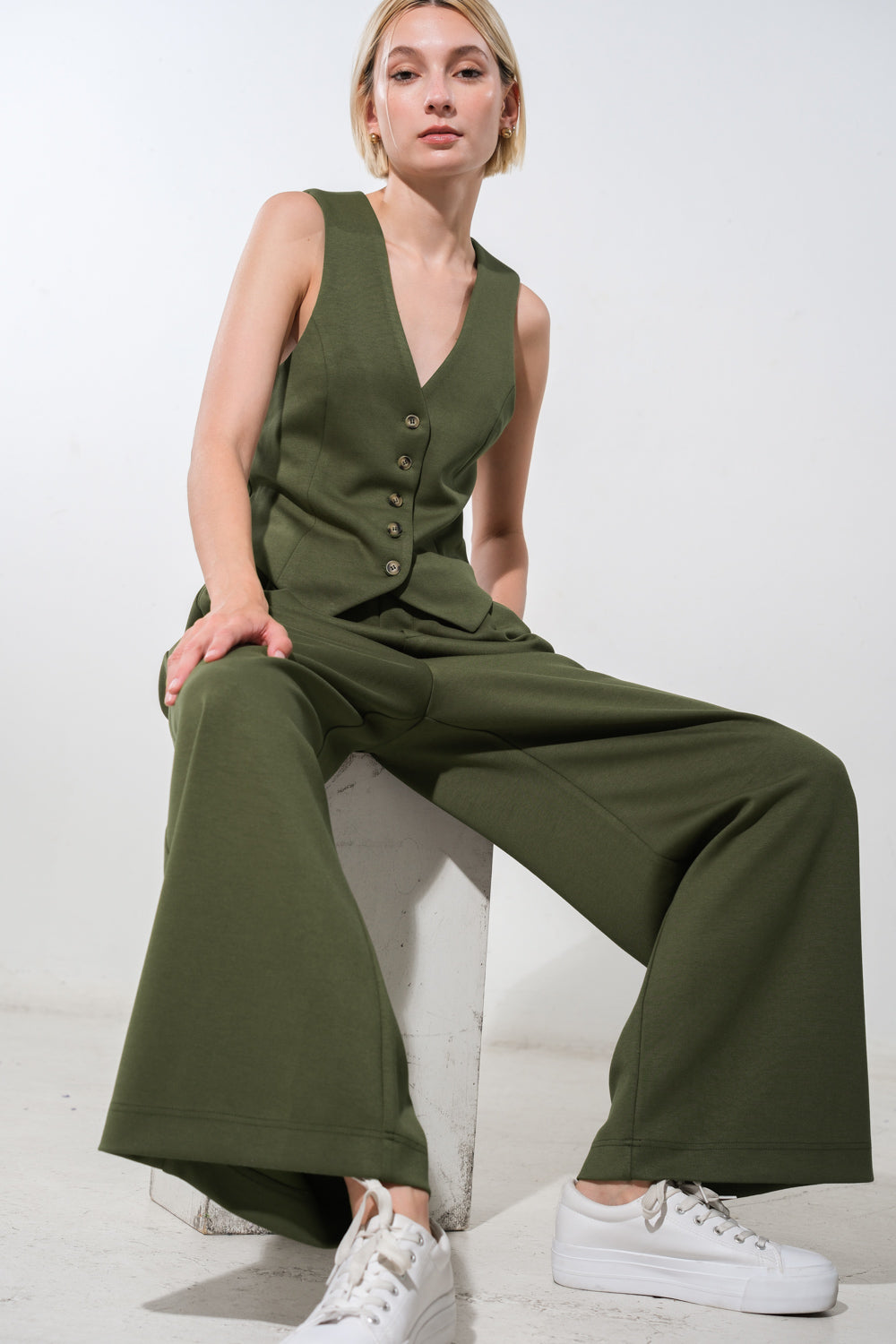 CALL MY LOVELY PONTI VEST - Concordia Style Boutique