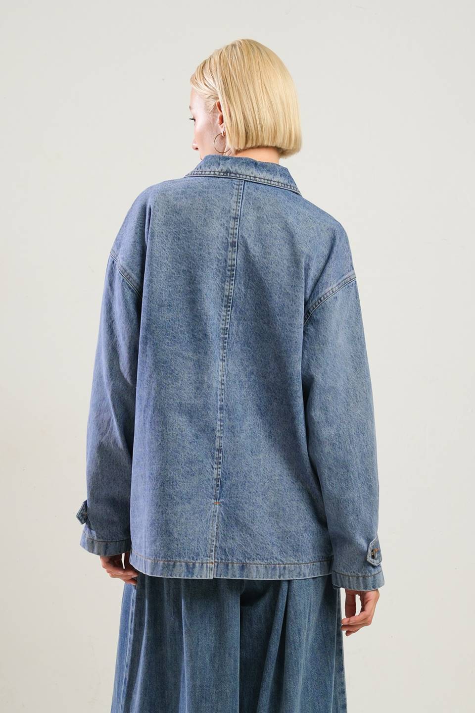 BREATHTAKING CHARM DENIM MIDI JACKET - Concordia Style Boutique