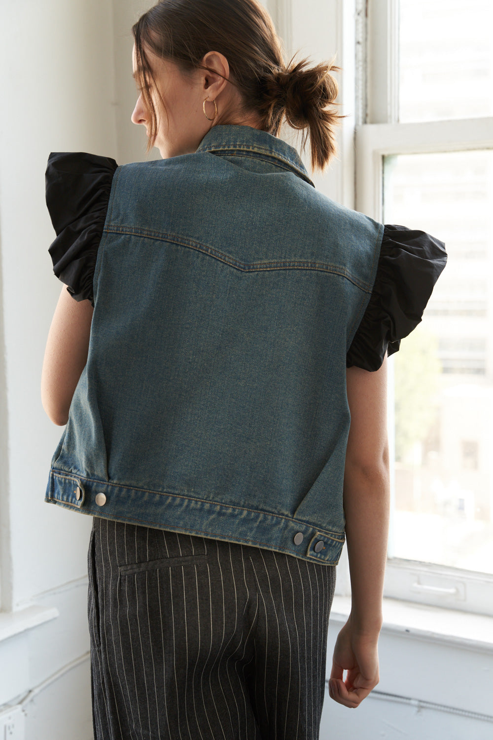 AUTHENTIC MOMENTS DENIM VEST - Concordia Style Boutique