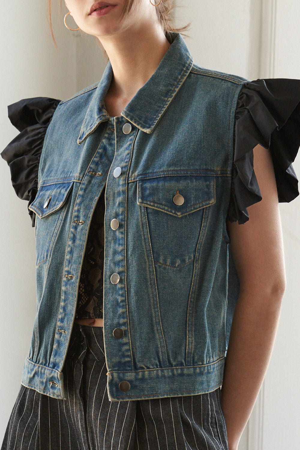 AUTHENTIC MOMENTS DENIM VEST - Concordia Style Boutique
