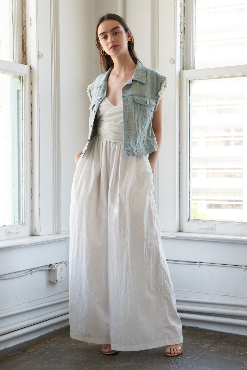 BLESSED LIFT DENIM VEST - Concordia Style Boutique