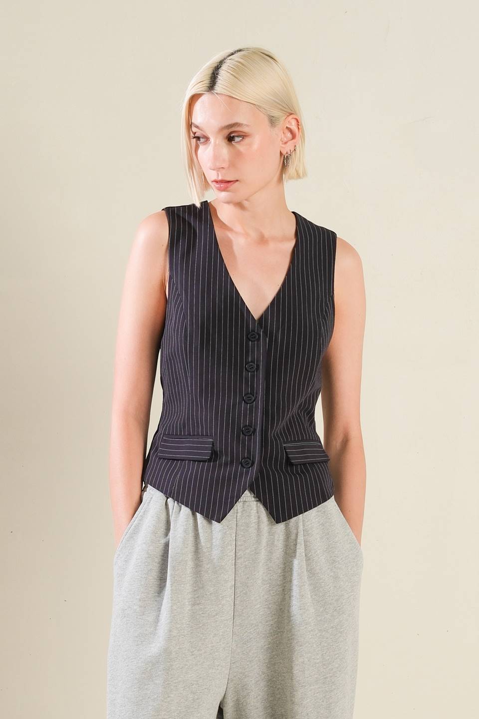 CAUGHT YOUR EYE WOVEN VEST - Concordia Style Boutique