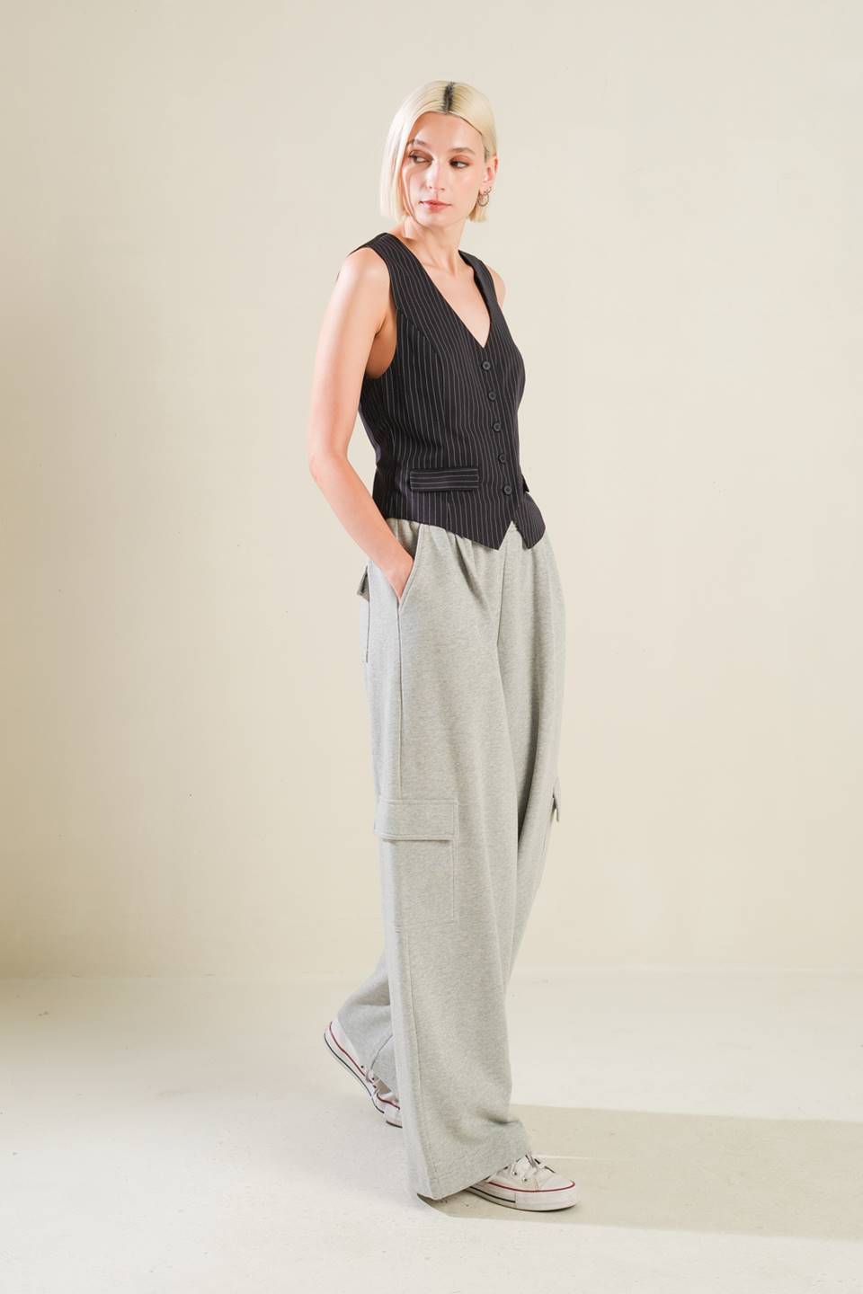 CAUGHT YOUR EYE WOVEN VEST - Concordia Style Boutique