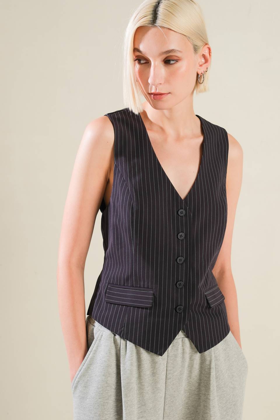 CAUGHT YOUR EYE WOVEN VEST - Concordia Style Boutique