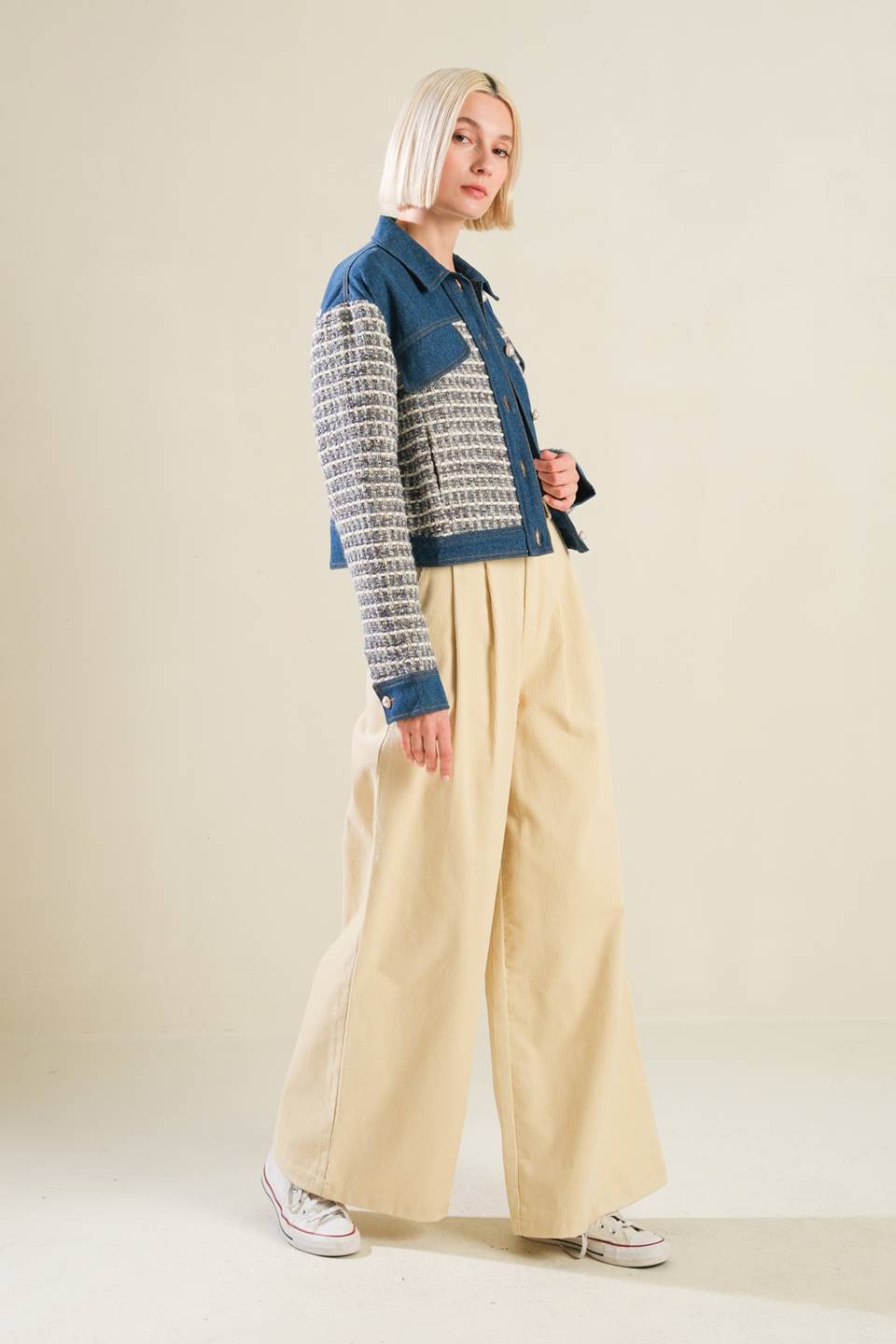 BETTER DAYS TWEED DENIM JACKET - Concordia Style Boutique