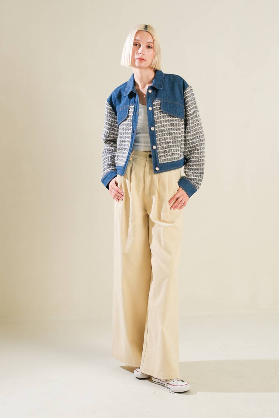 BETTER DAYS TWEED DENIM JACKET - Concordia Style Boutique