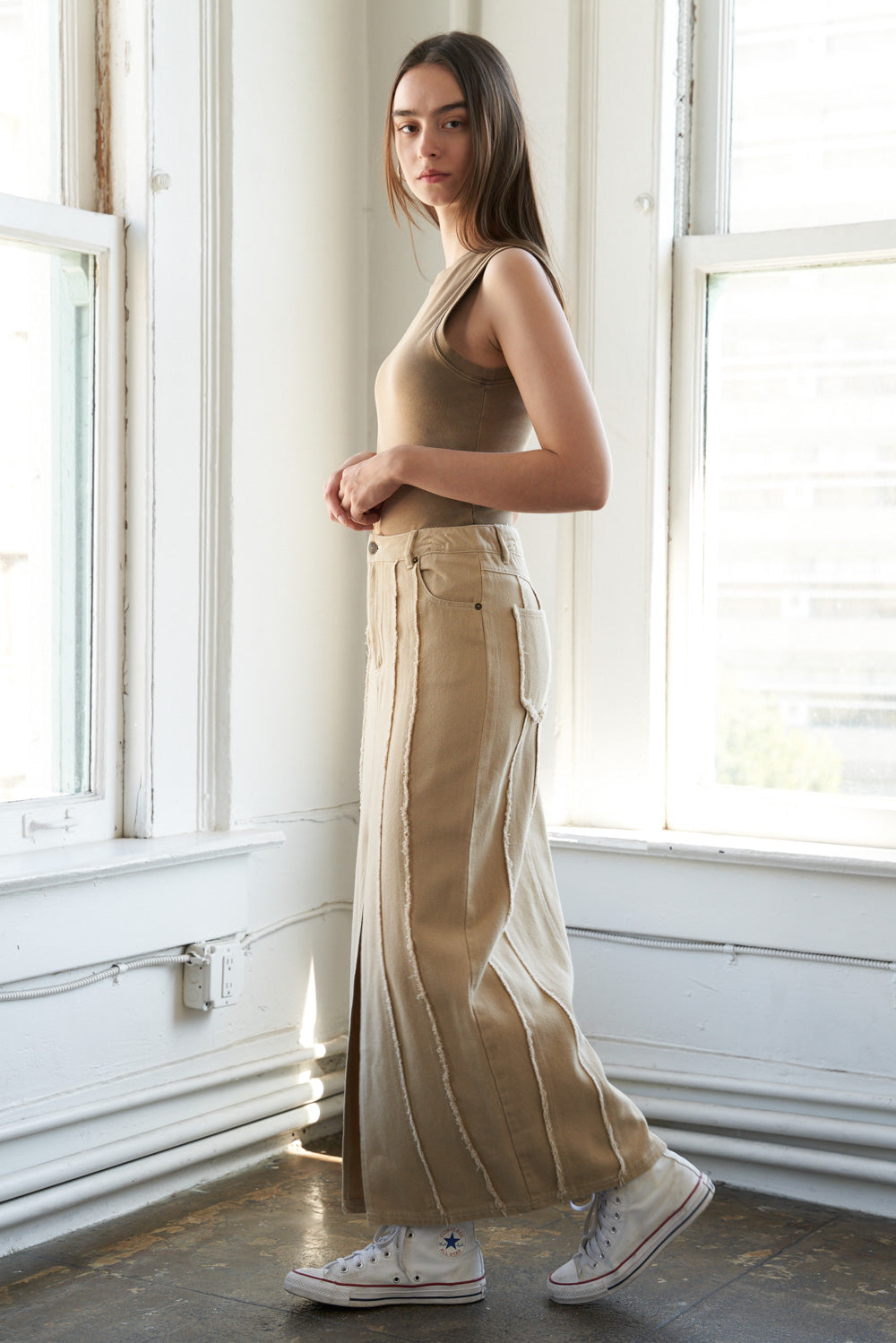 BETWEEN THE PAGES WOVEN SKIRT - Concordia Style Boutique