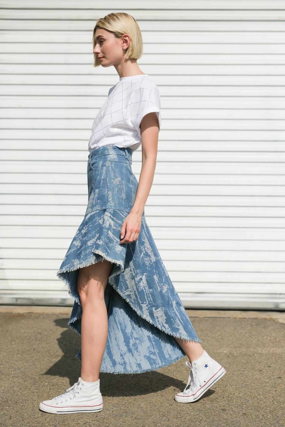 BREEZY ADORATION DENIM SKIRT - Concordia Style Boutique