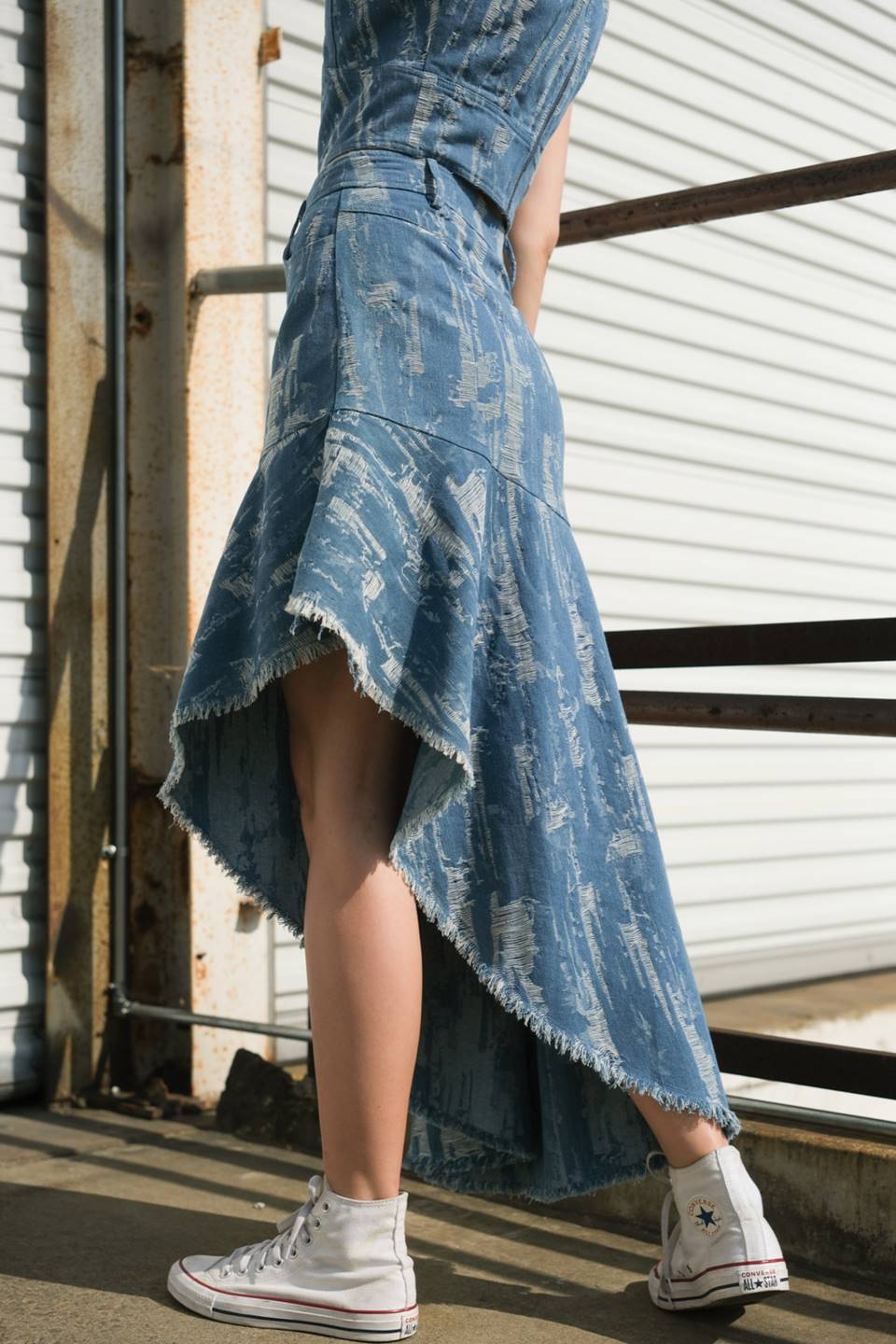 BREEZY ADORATION DENIM SKIRT - Concordia Style Boutique