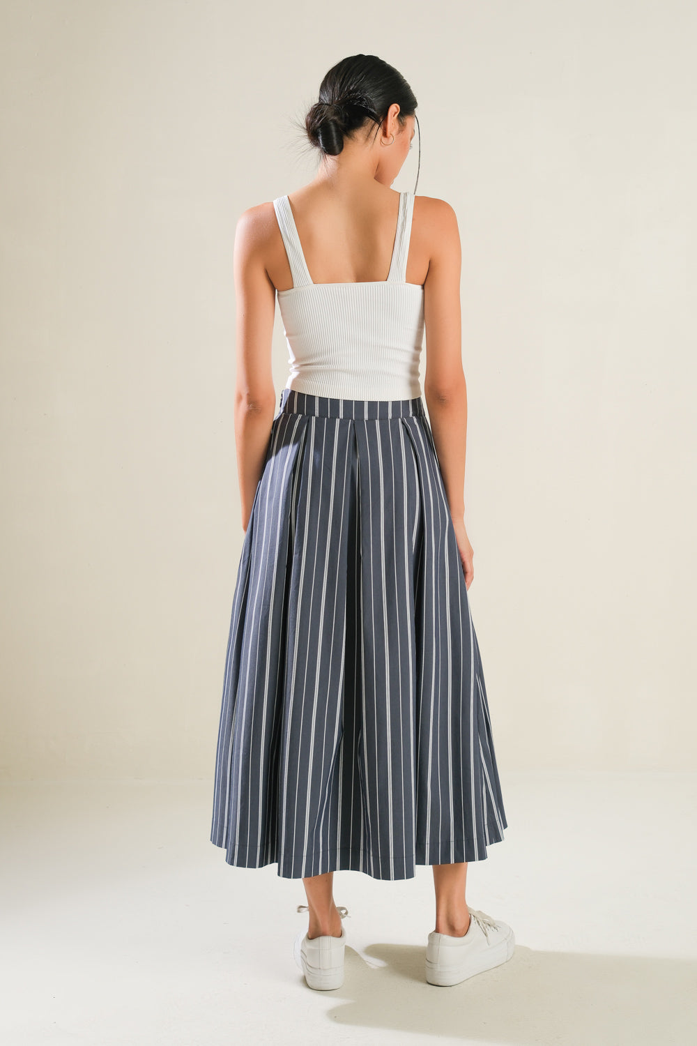 BEHIND THE GRIN WOVEN MIDI SKIRT - Concordia Style Boutique