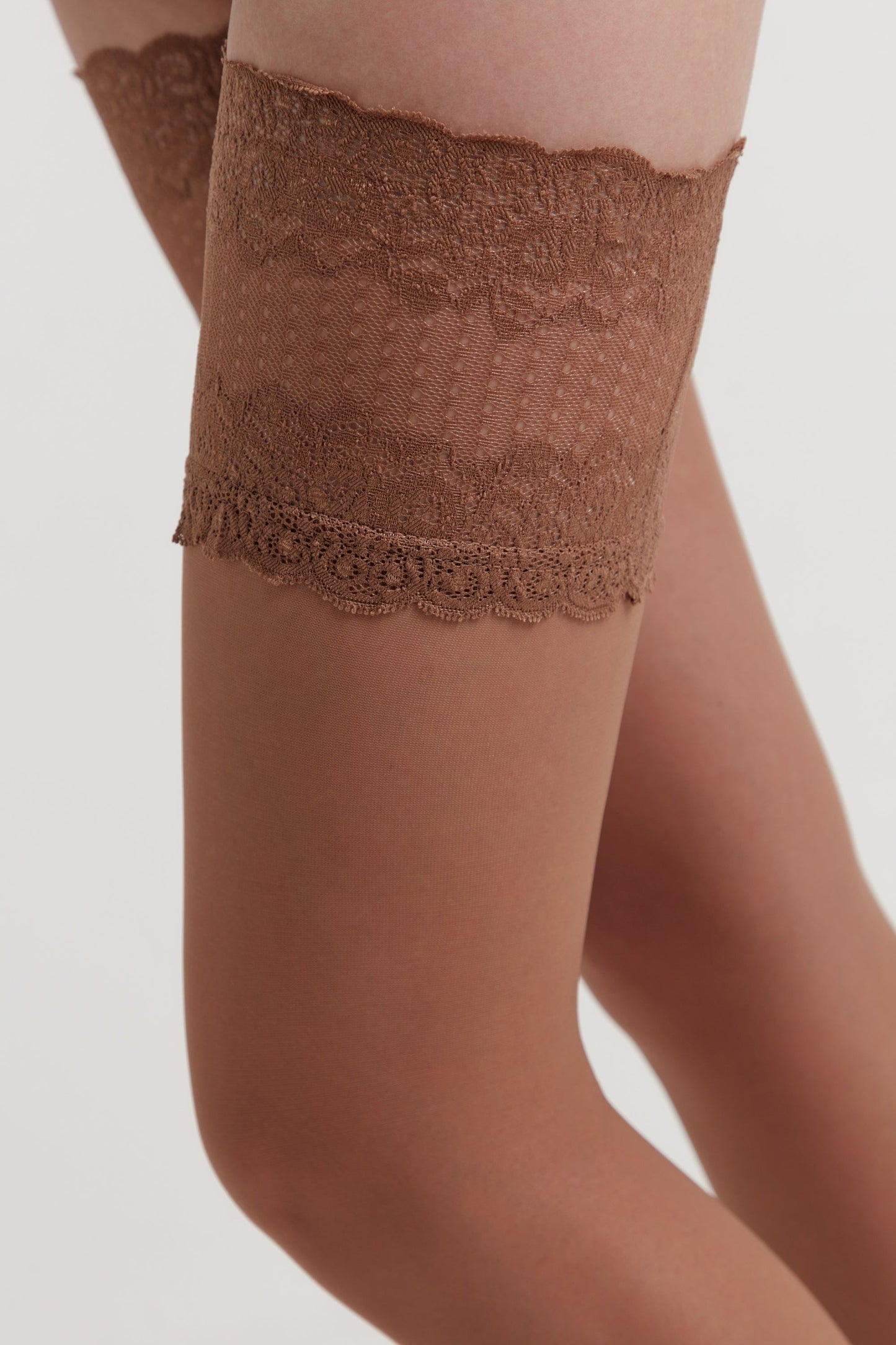 Fantasy Stockings Conte Flame - Silicone Lace Top - Concordia Style Boutique