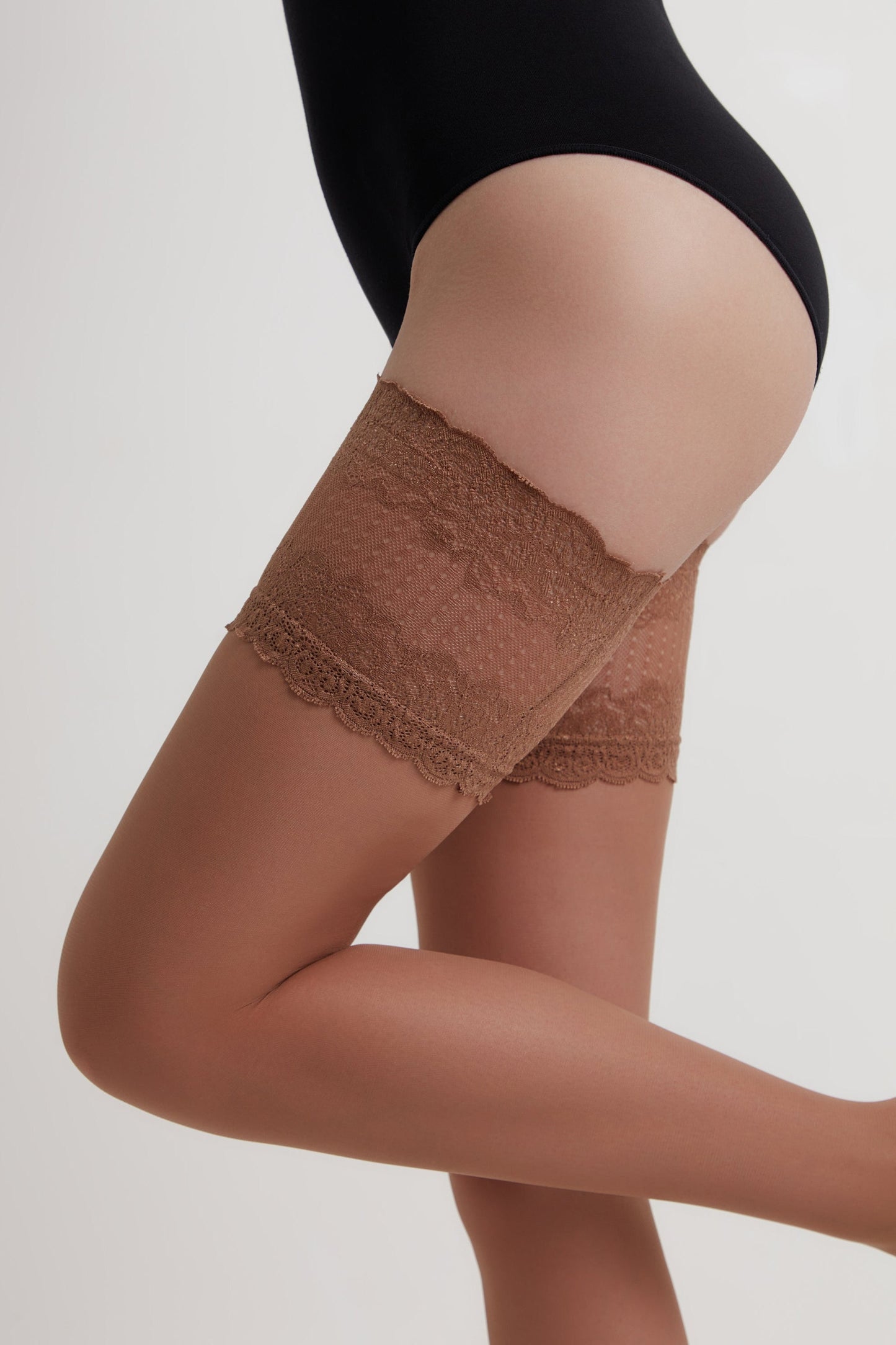 Fantasy Stockings Conte Flame - Silicone Lace Top - Concordia Style Boutique