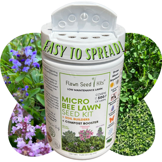 Micro Bee Lawn Seed Mixture - Easy Spread Shaker - Concordia Style Boutique