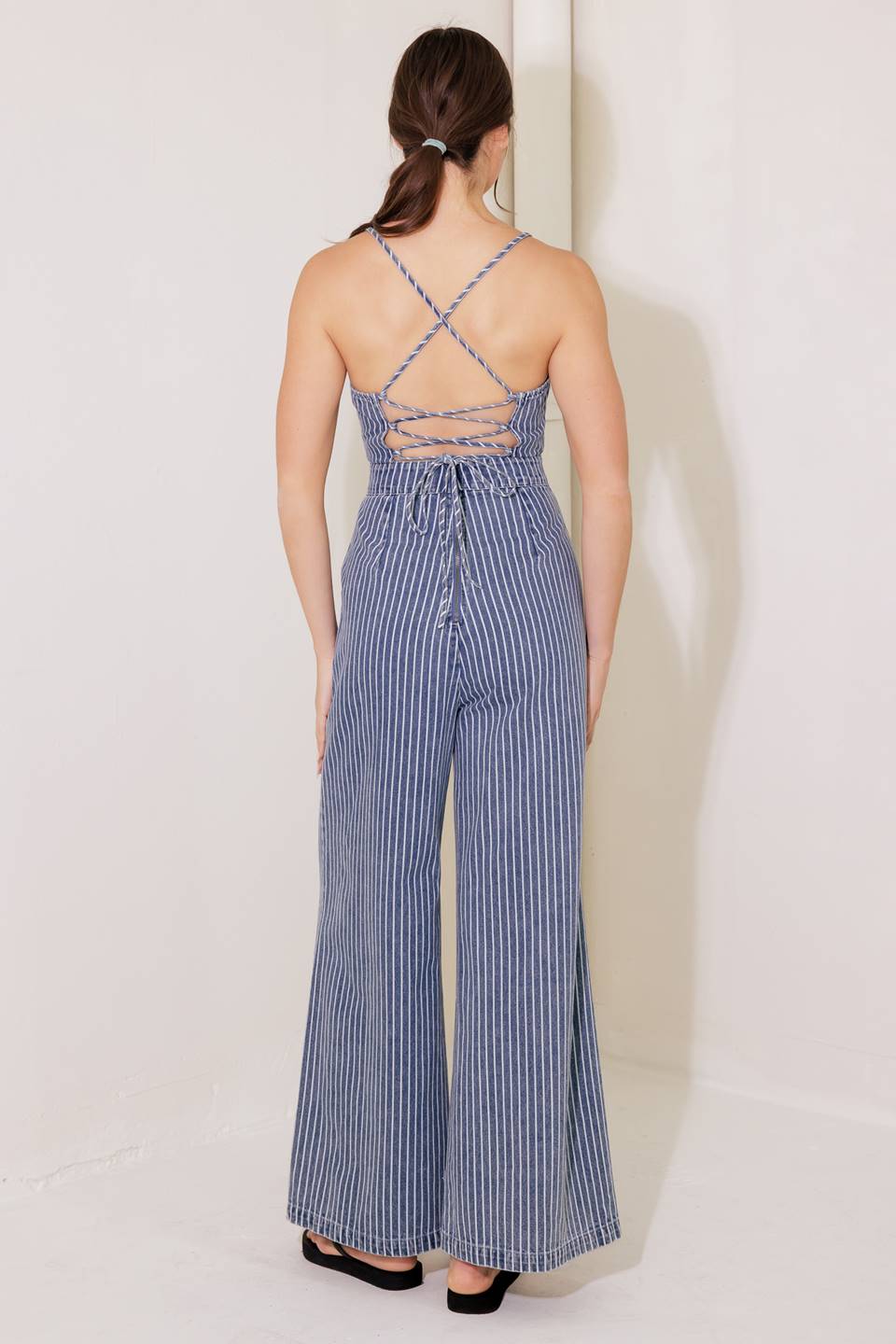 BEGIN AGAIN BLUE DENIM JUMPSUIT - Concordia Style Boutique