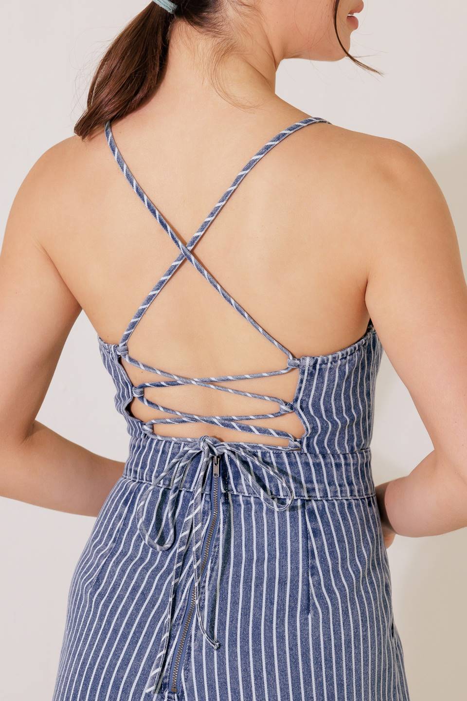 BEGIN AGAIN BLUE DENIM JUMPSUIT - Concordia Style Boutique