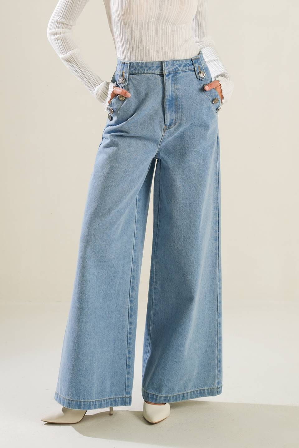 ADVENTURE AWAITS DENIM PANTS - Concordia Style Boutique