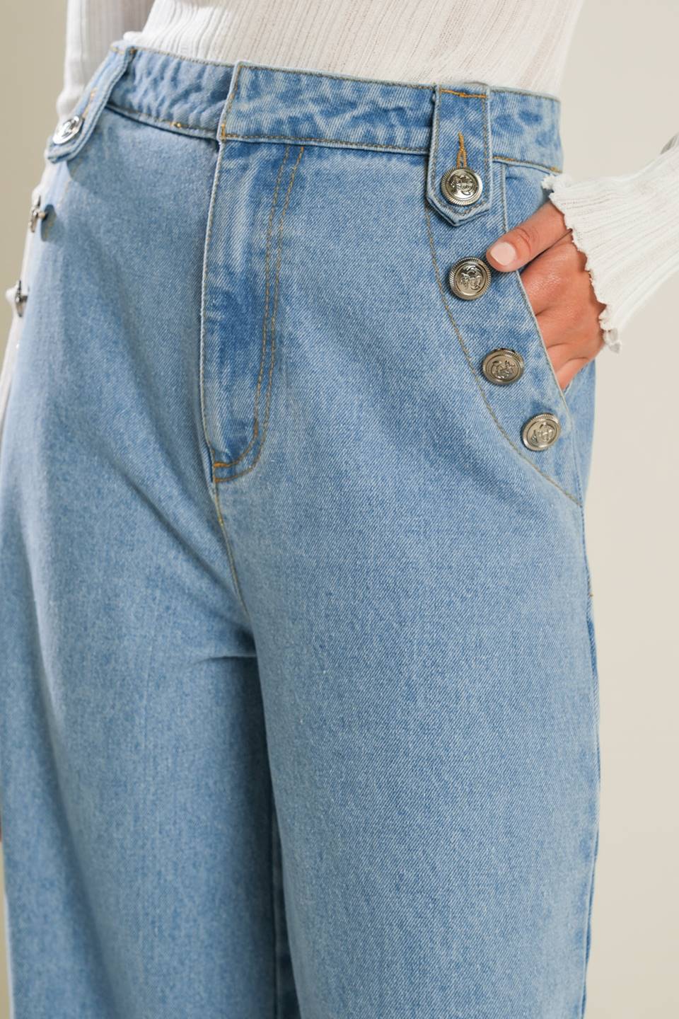 ADVENTURE AWAITS DENIM PANTS - Concordia Style Boutique