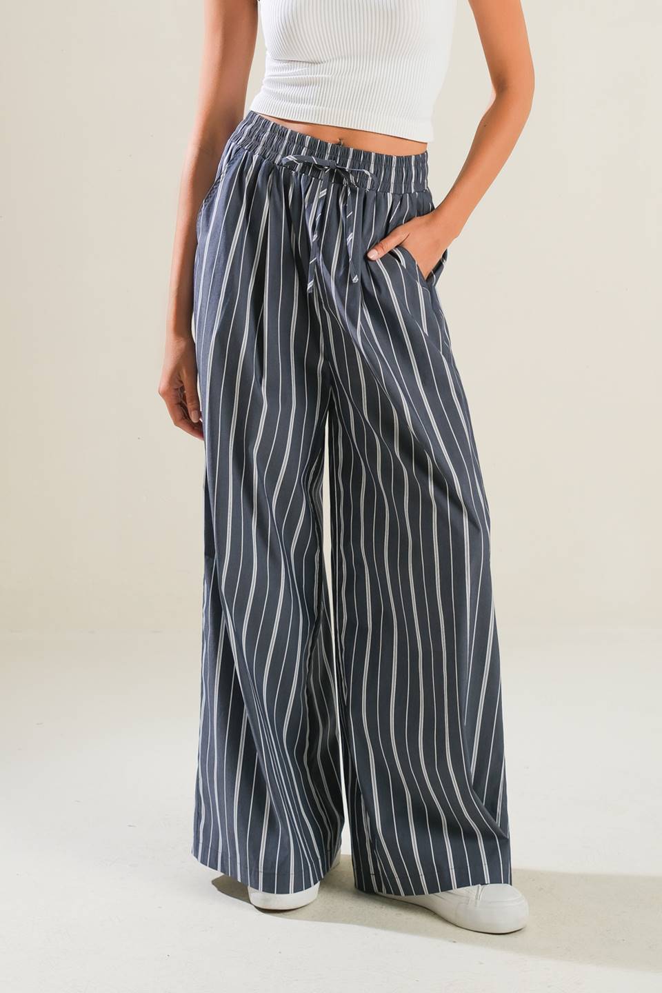 BEHIND THE GRIN WOVEN PANTS - Concordia Style Boutique