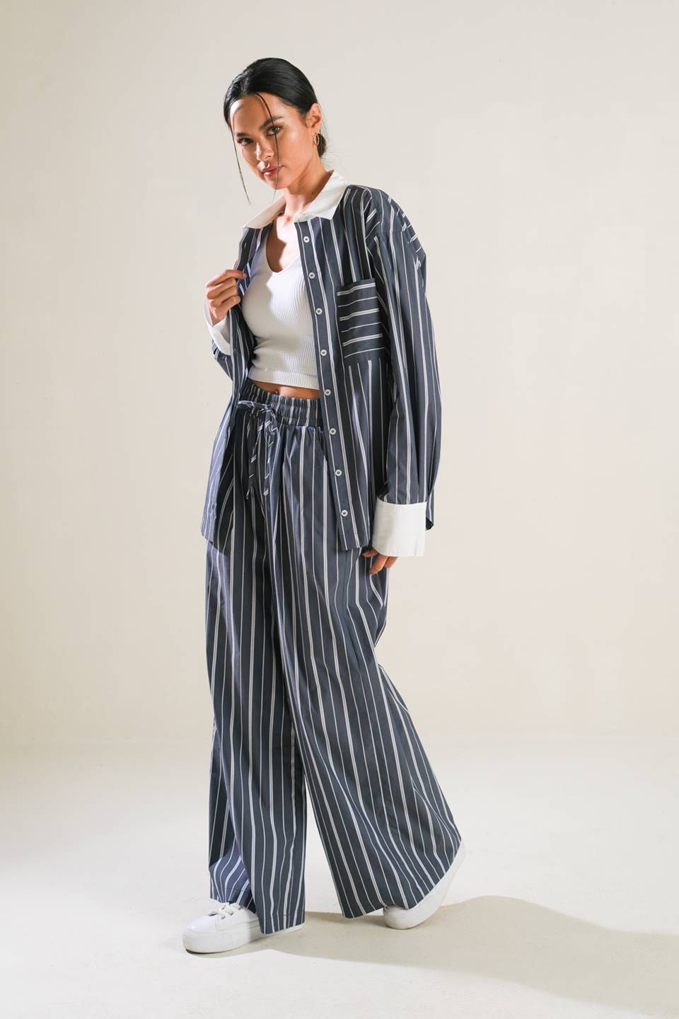 BEHIND THE GRIN WOVEN PANTS - Concordia Style Boutique