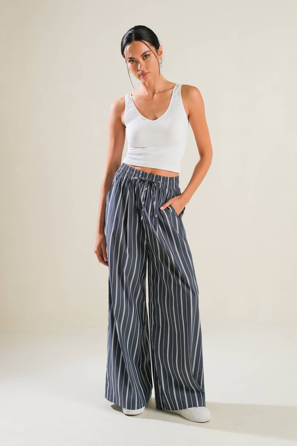 BEHIND THE GRIN WOVEN PANTS - Concordia Style Boutique