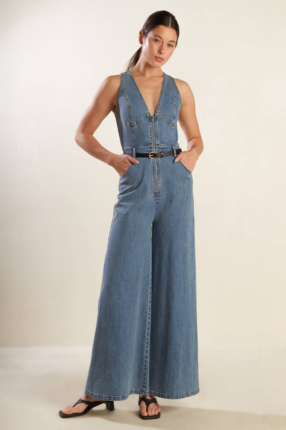 BEAUTIFUL THINGS DENIM JUMPSUIT - Concordia Style Boutique