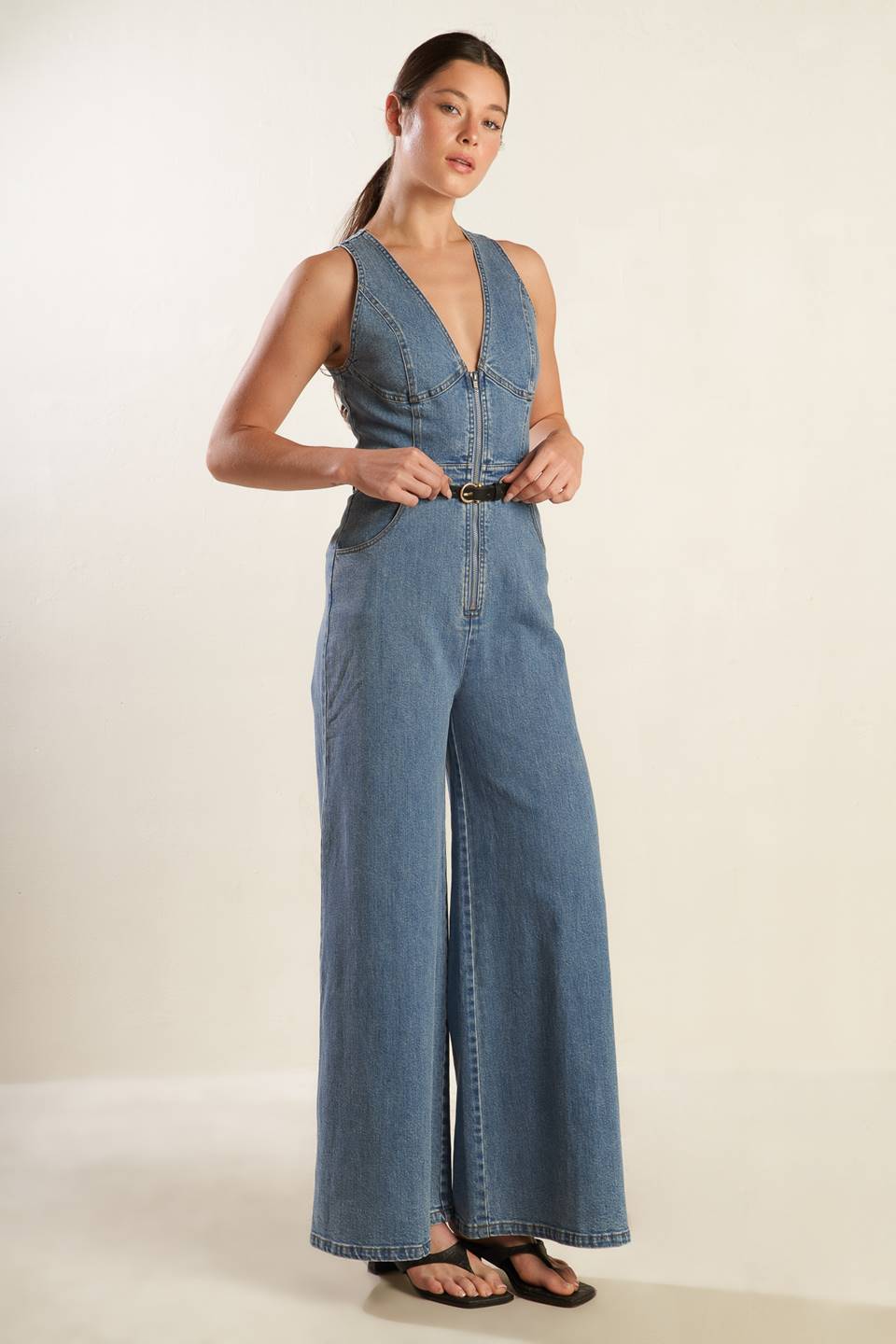 BEAUTIFUL THINGS DENIM JUMPSUIT - Concordia Style Boutique