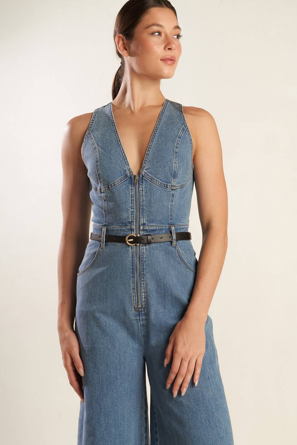 BEAUTIFUL THINGS DENIM JUMPSUIT - Concordia Style Boutique