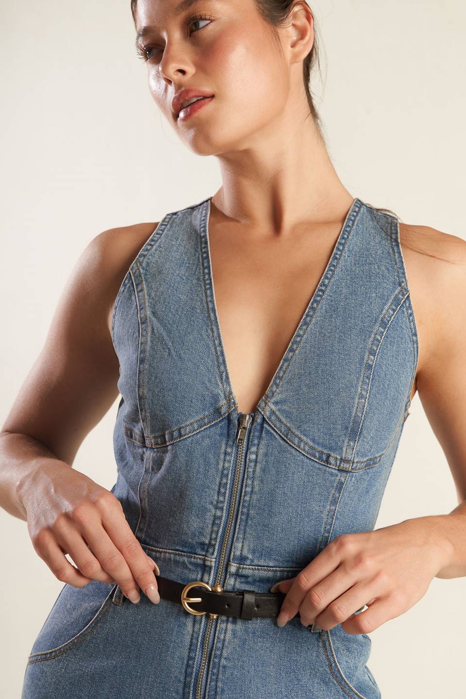 BEAUTIFUL THINGS DENIM JUMPSUIT - Concordia Style Boutique