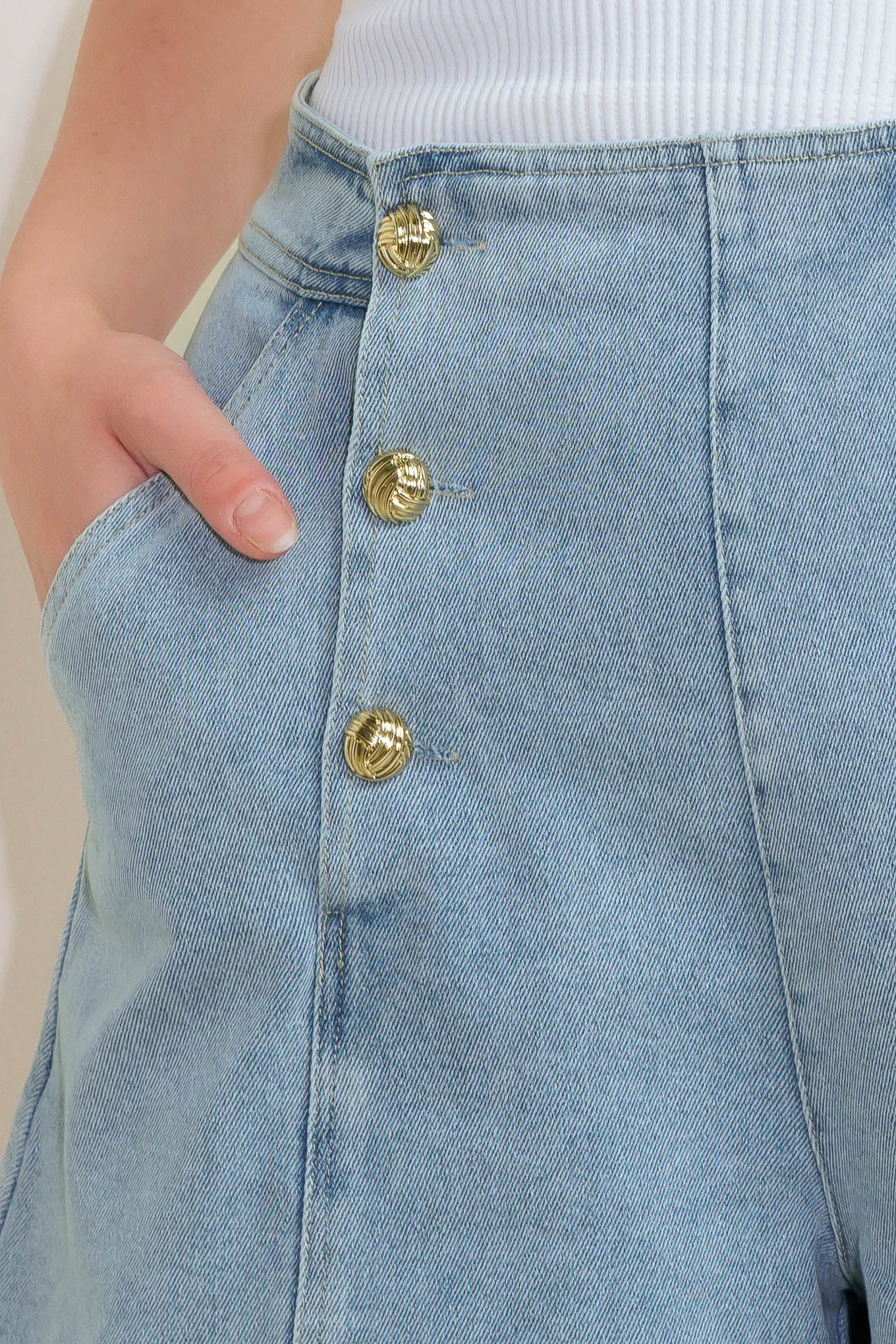 ANGEL WINGS AND CHAMOMILE WOVEN SKORT - Concordia Style Boutique