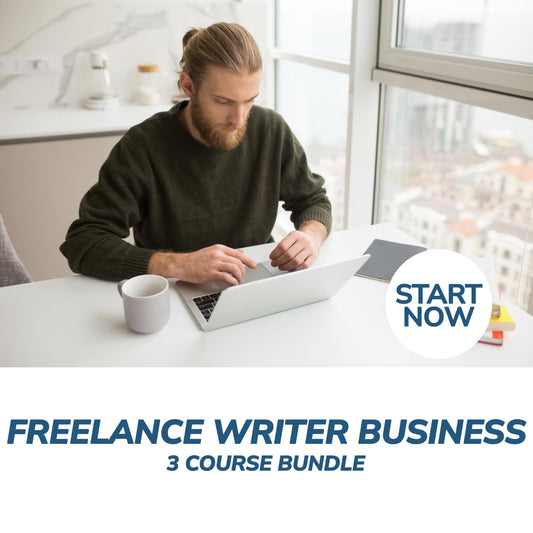 Freelance Writer Business Online Bundle, 3 Certificate Courses - Premium Freelance Writer from Courses For Success - Just $399! Shop now at Concordia Style Boutique