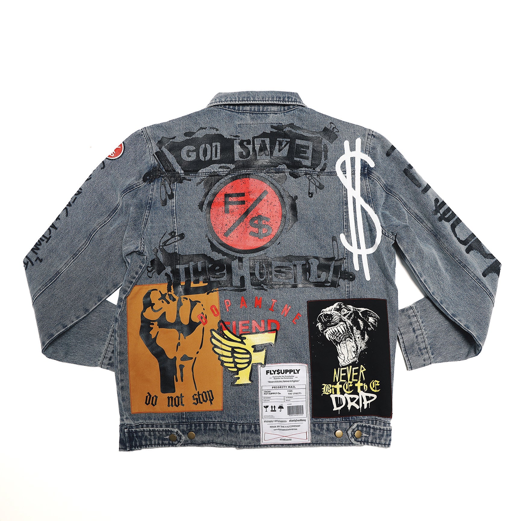 New Rich Denim Jacket (Denim) - Concordia Style Boutique