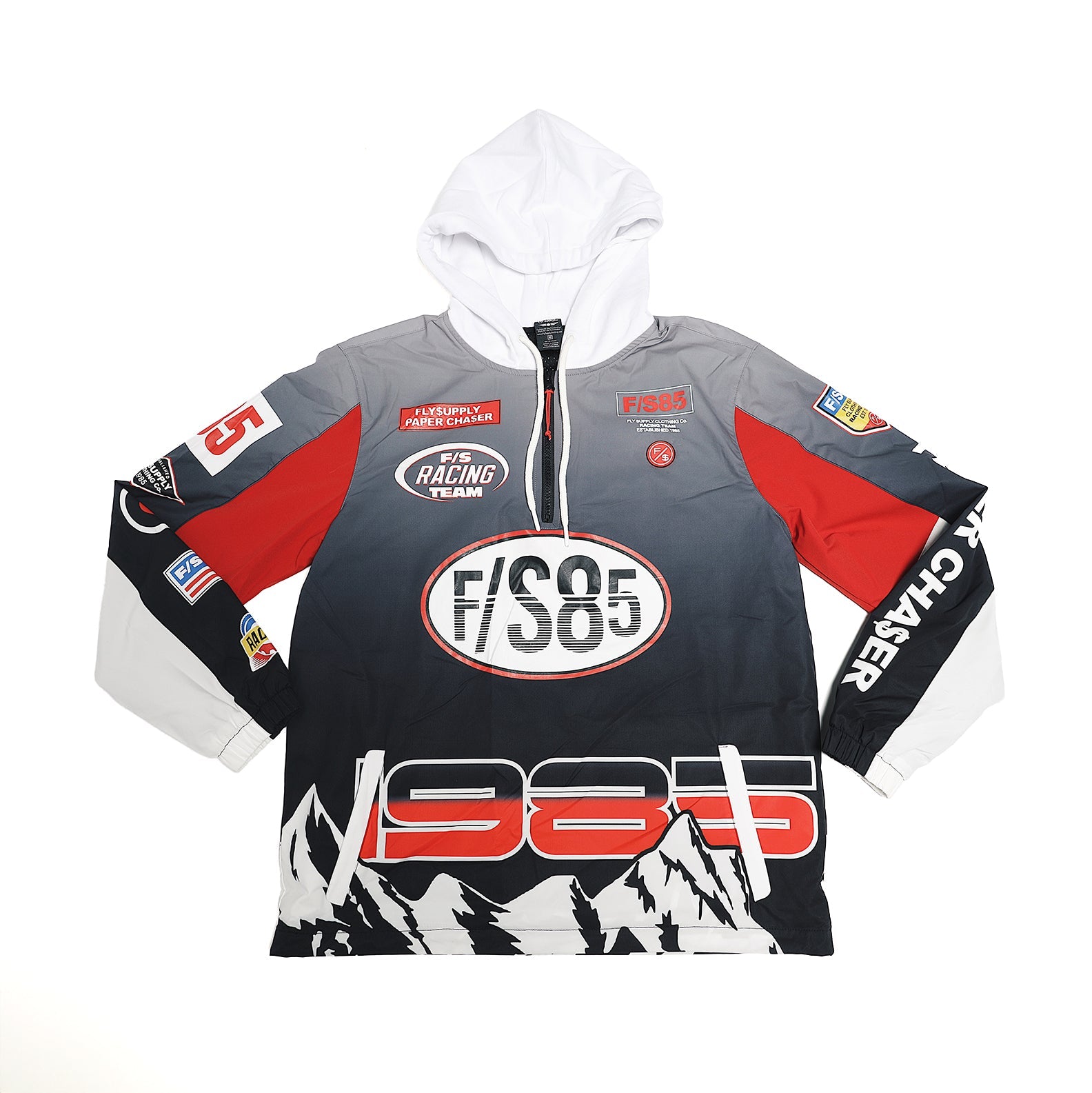 Paperchaser Windbreaker Pullover (Black) - Concordia Style Boutique