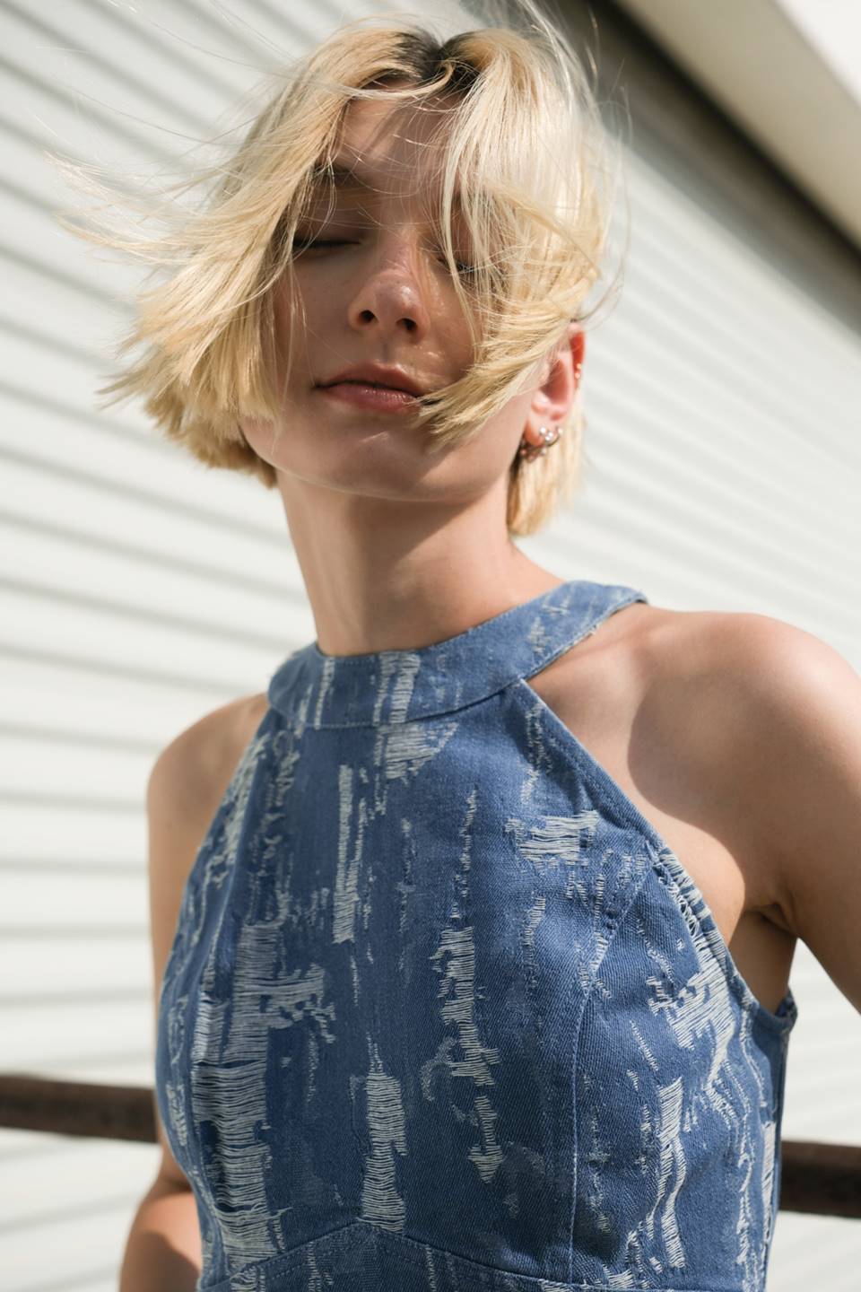 BREEZY ADORATION DENIM CROP TOP - Concordia Style Boutique