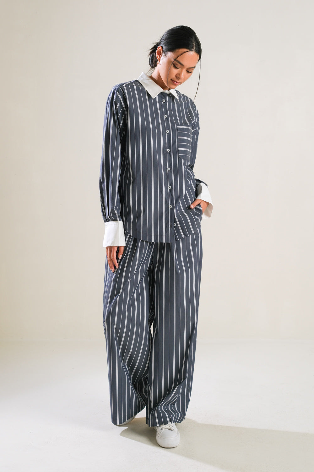 BEHIND THE GRIN WOVEN TOP - Concordia Style Boutique