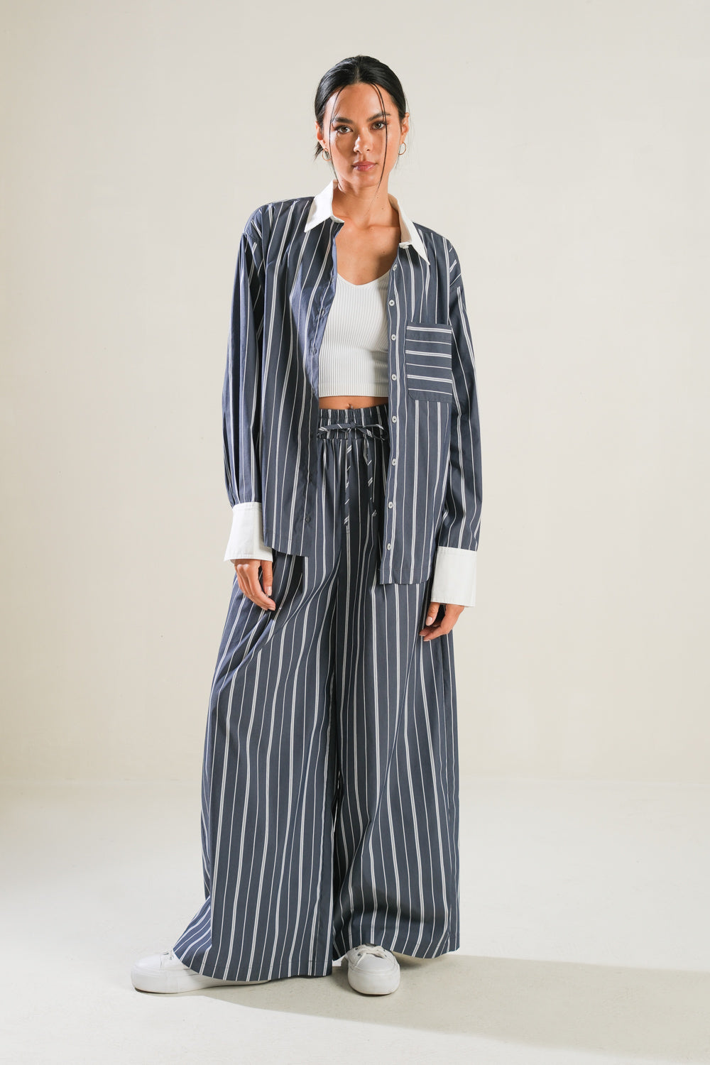 BEHIND THE GRIN WOVEN TOP - Concordia Style Boutique