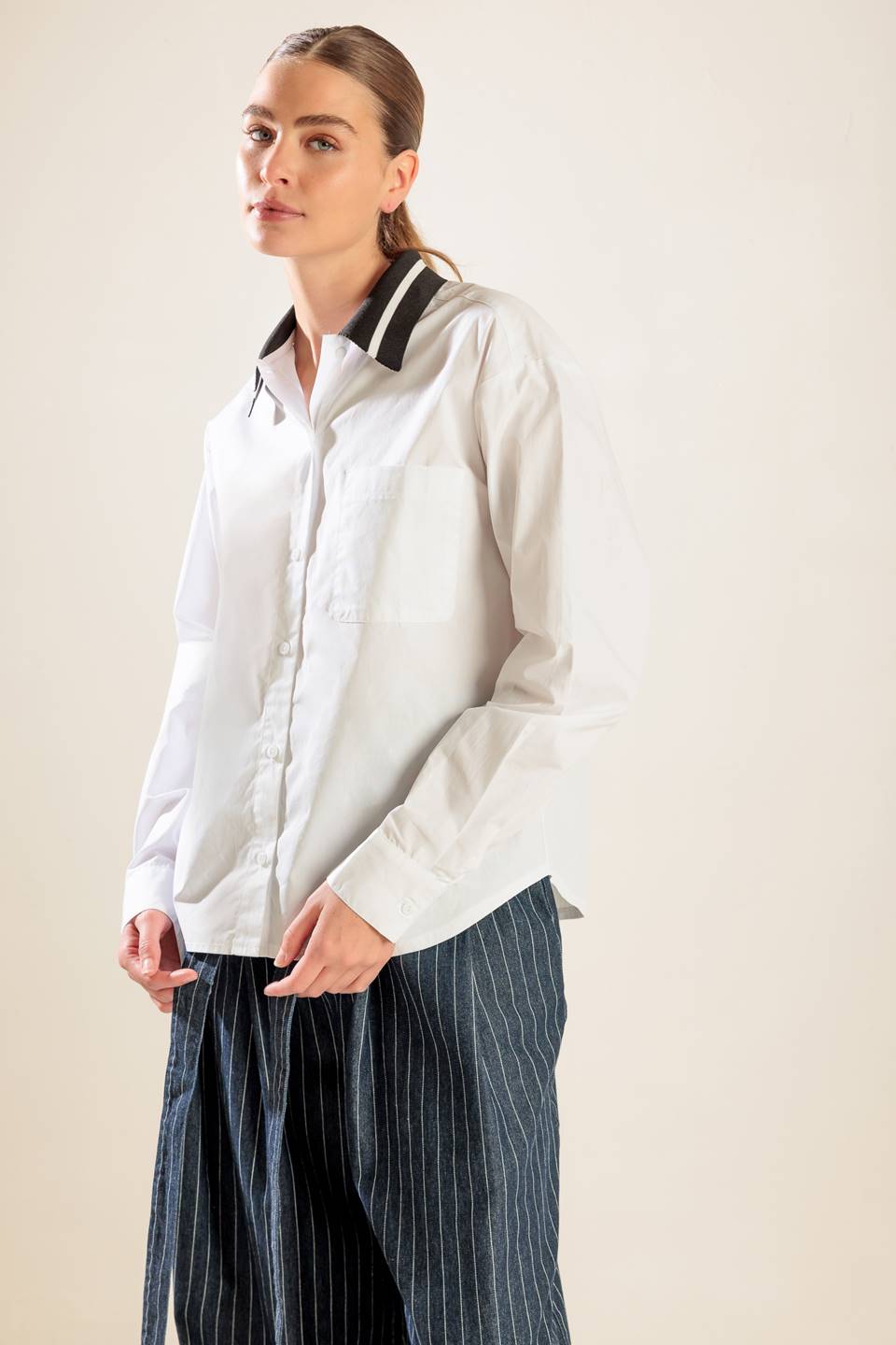 CAUSE A COMMOTION WOVEN TOP - Concordia Style Boutique