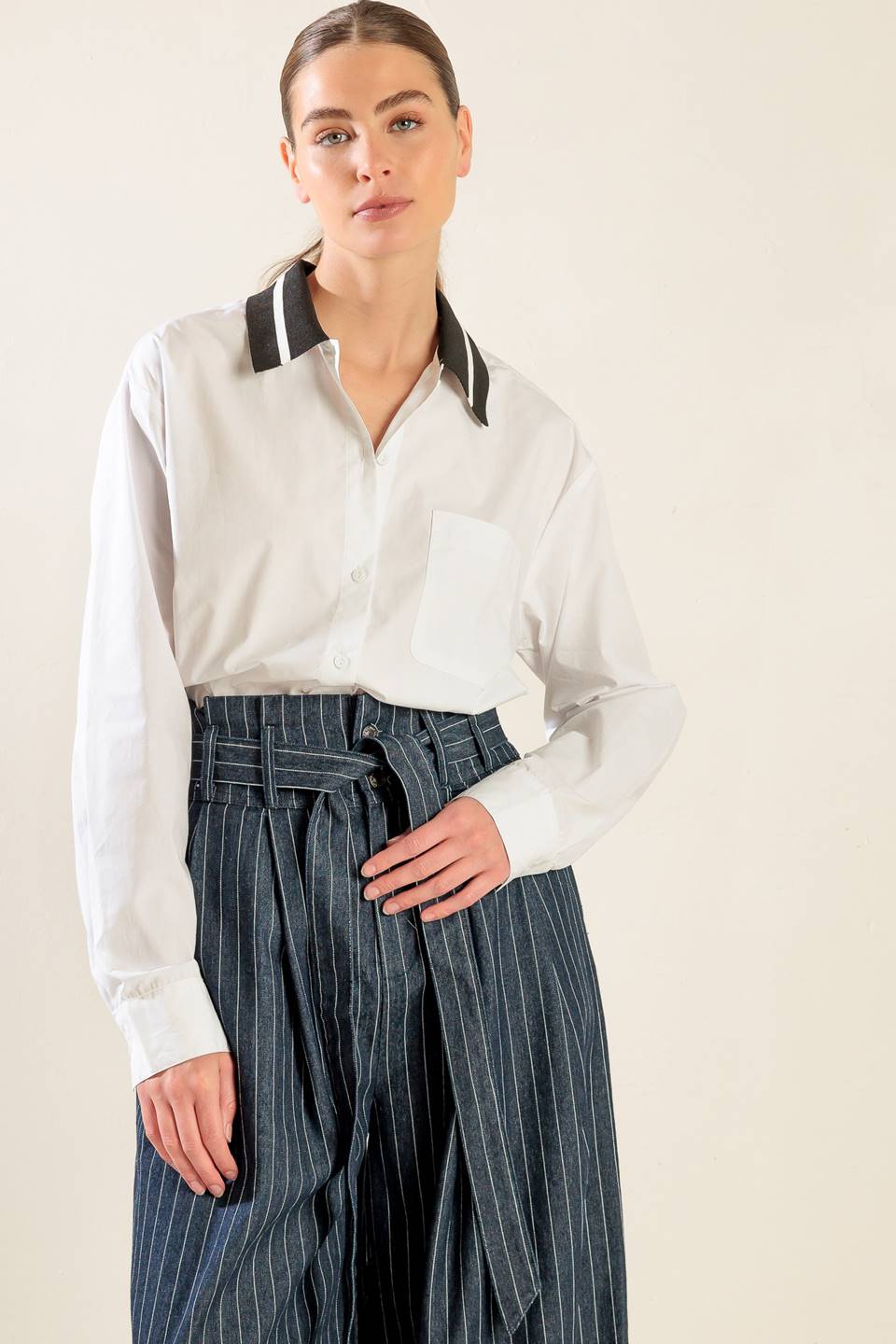 CAUSE A COMMOTION WOVEN TOP - Concordia Style Boutique