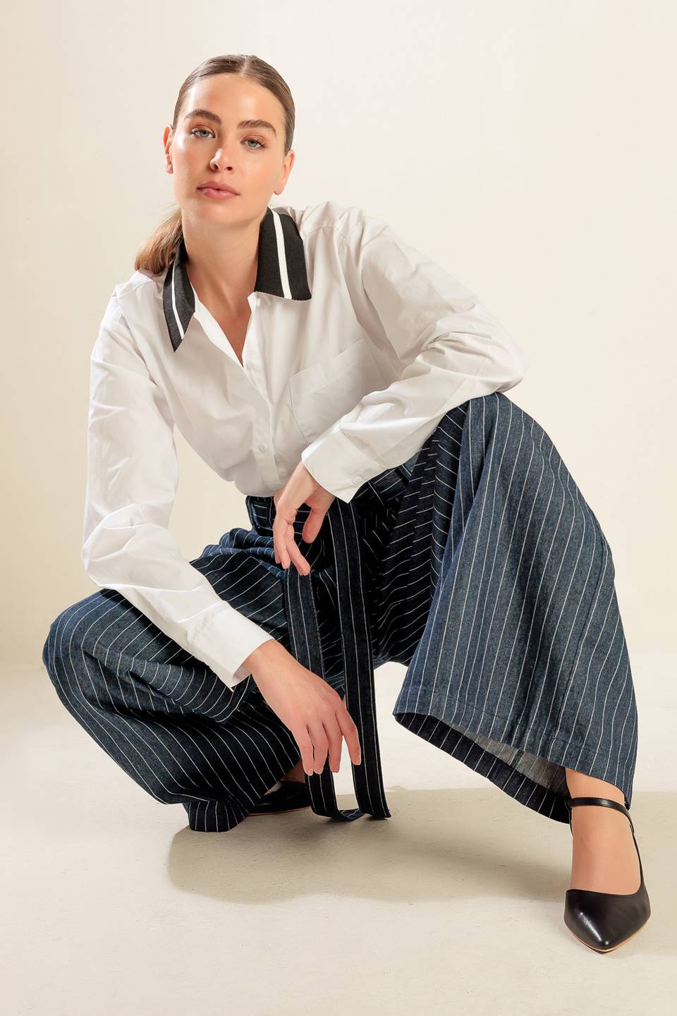 CAUSE A COMMOTION WOVEN TOP - Concordia Style Boutique