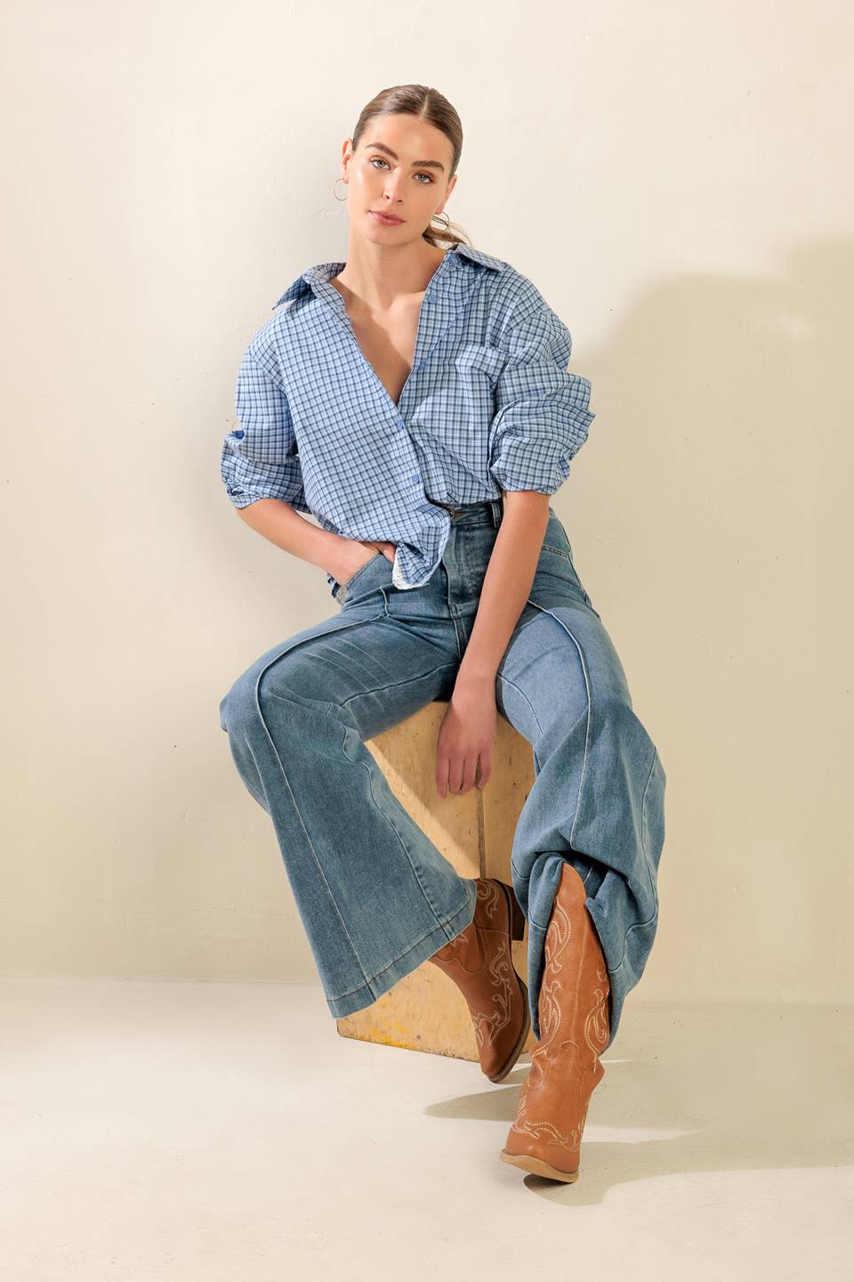 AWAITING LOVE WOVEN TOP - Concordia Style Boutique