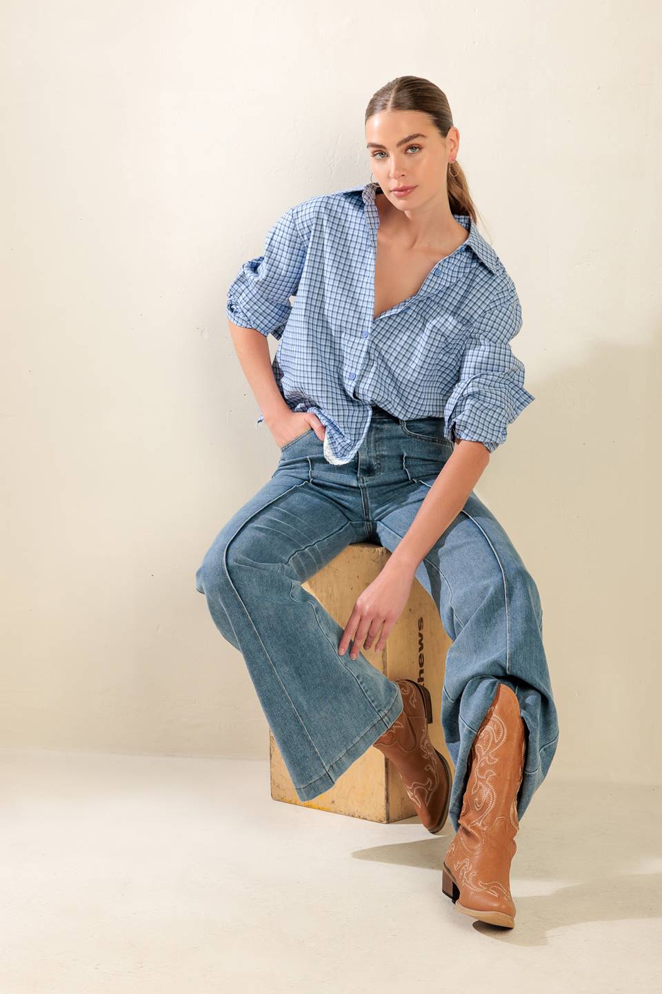 AWAITING LOVE WOVEN TOP - Concordia Style Boutique