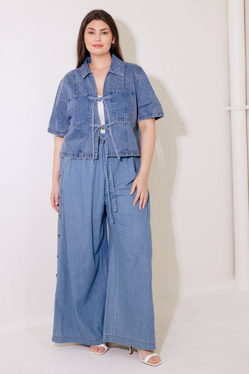 BY CHANCE DENIM TOP - Concordia Style Boutique