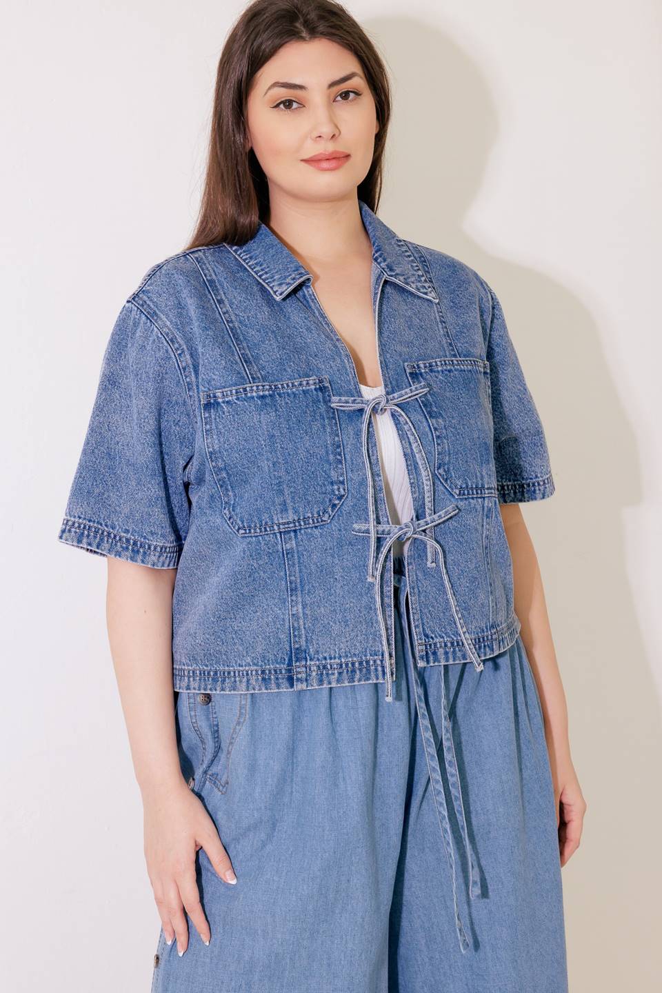 BY CHANCE DENIM TOP - Concordia Style Boutique