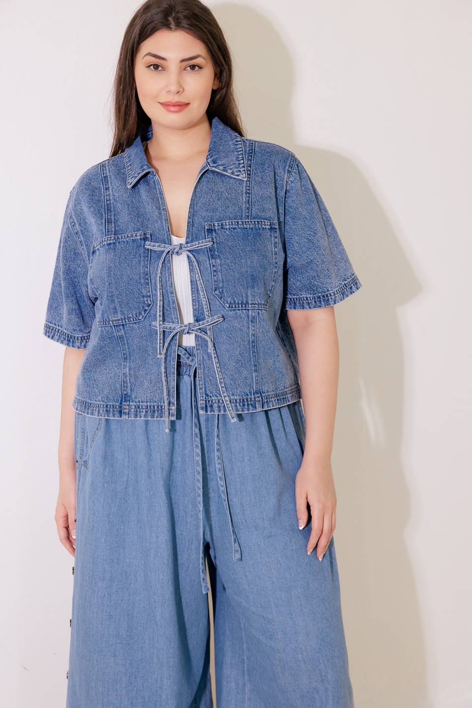 BY CHANCE DENIM TOP - Concordia Style Boutique