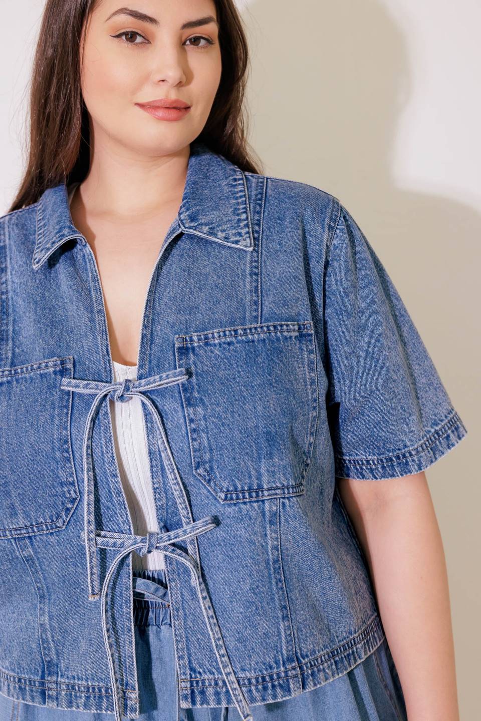 BY CHANCE DENIM TOP - Concordia Style Boutique