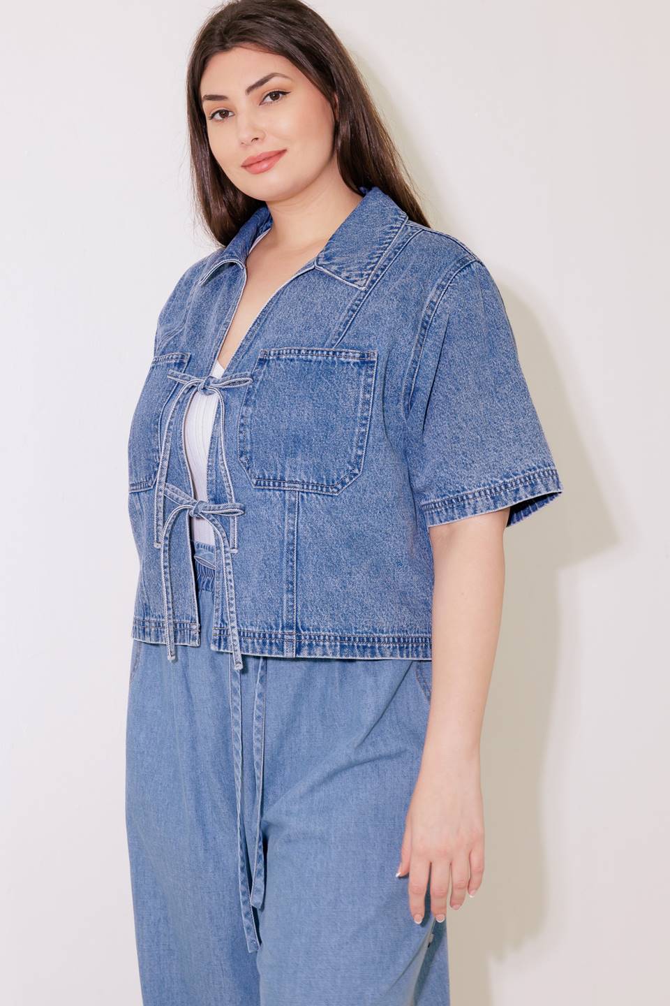 BY CHANCE DENIM TOP - Concordia Style Boutique