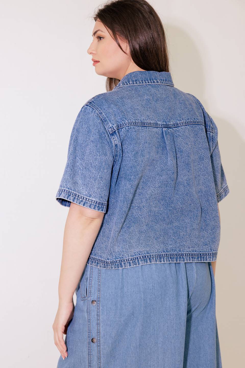 BY CHANCE DENIM TOP - Concordia Style Boutique