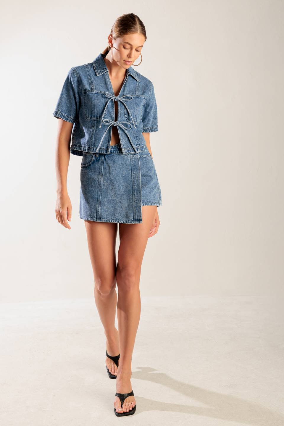 BY CHANCE DENIM TOP - Concordia Style Boutique