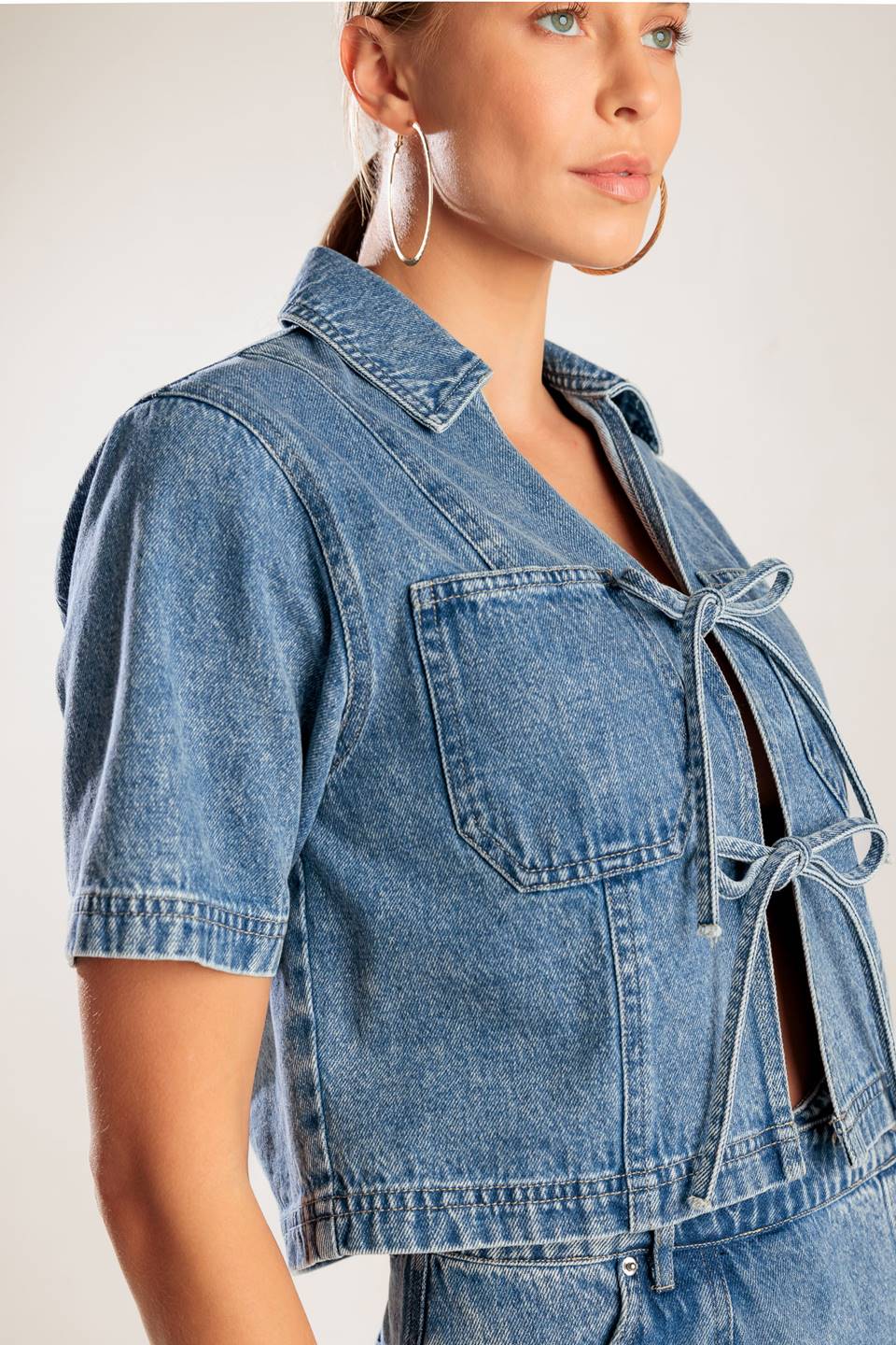 BY CHANCE DENIM TOP - Concordia Style Boutique