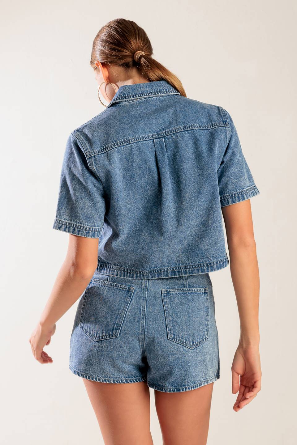 BY CHANCE DENIM TOP - Concordia Style Boutique