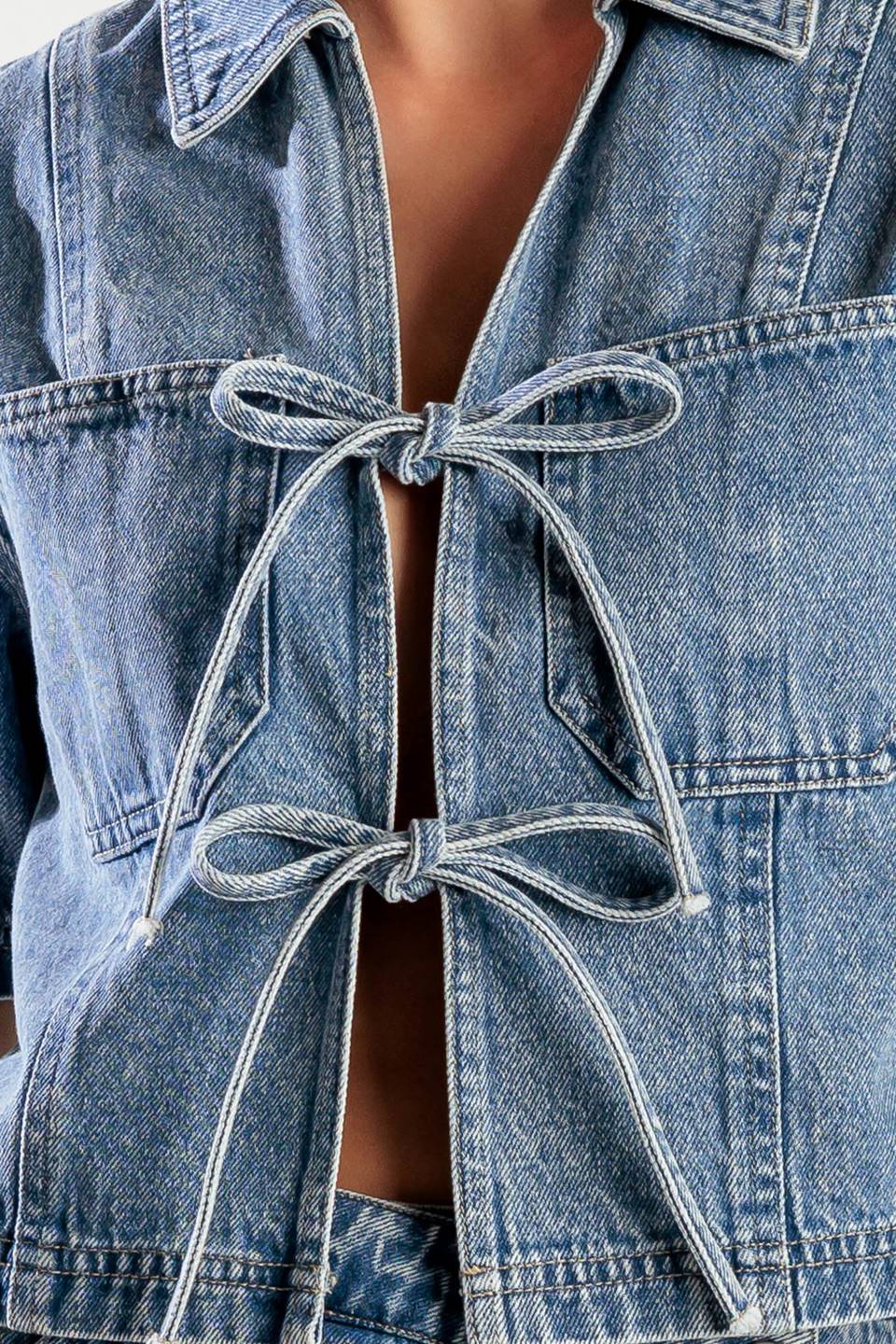 BY CHANCE DENIM TOP - Concordia Style Boutique